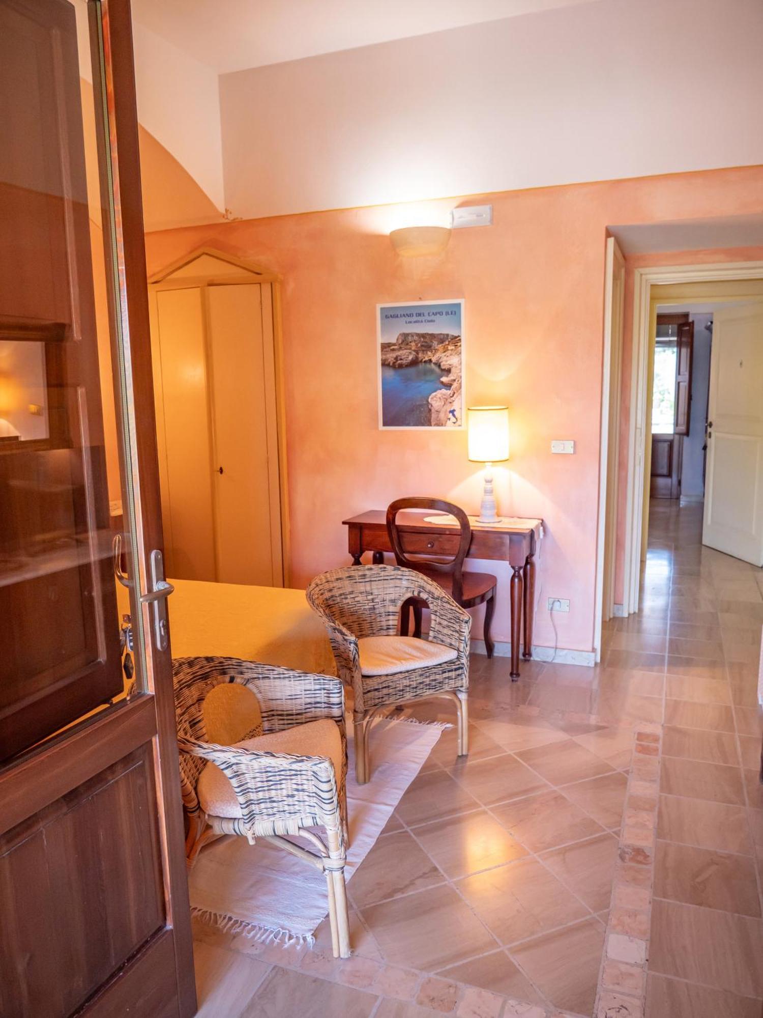 Agriturismo Masseria Alcorico 加利亚诺德尔卡波 外观 照片