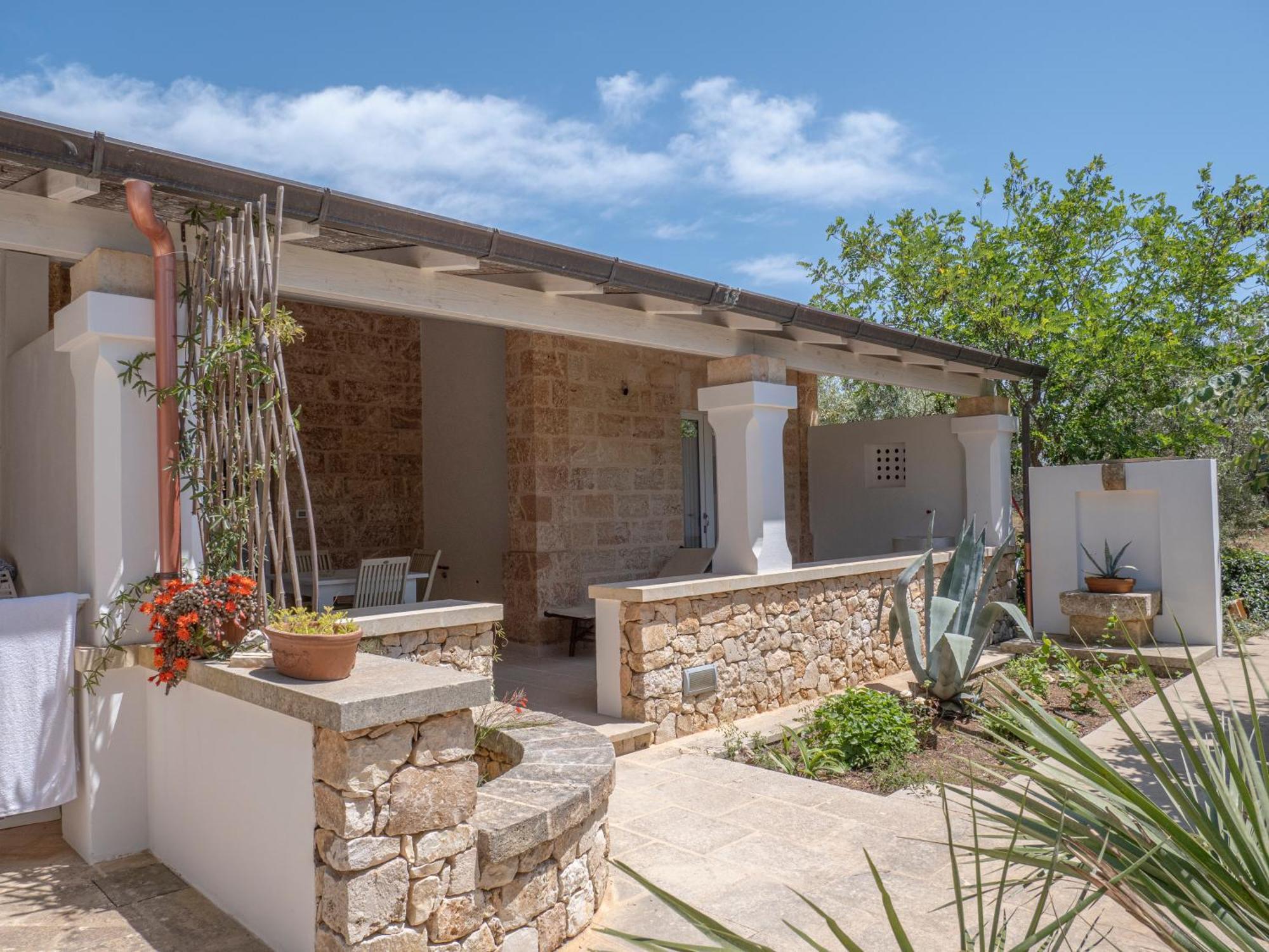 Agriturismo Masseria Alcorico 加利亚诺德尔卡波 外观 照片