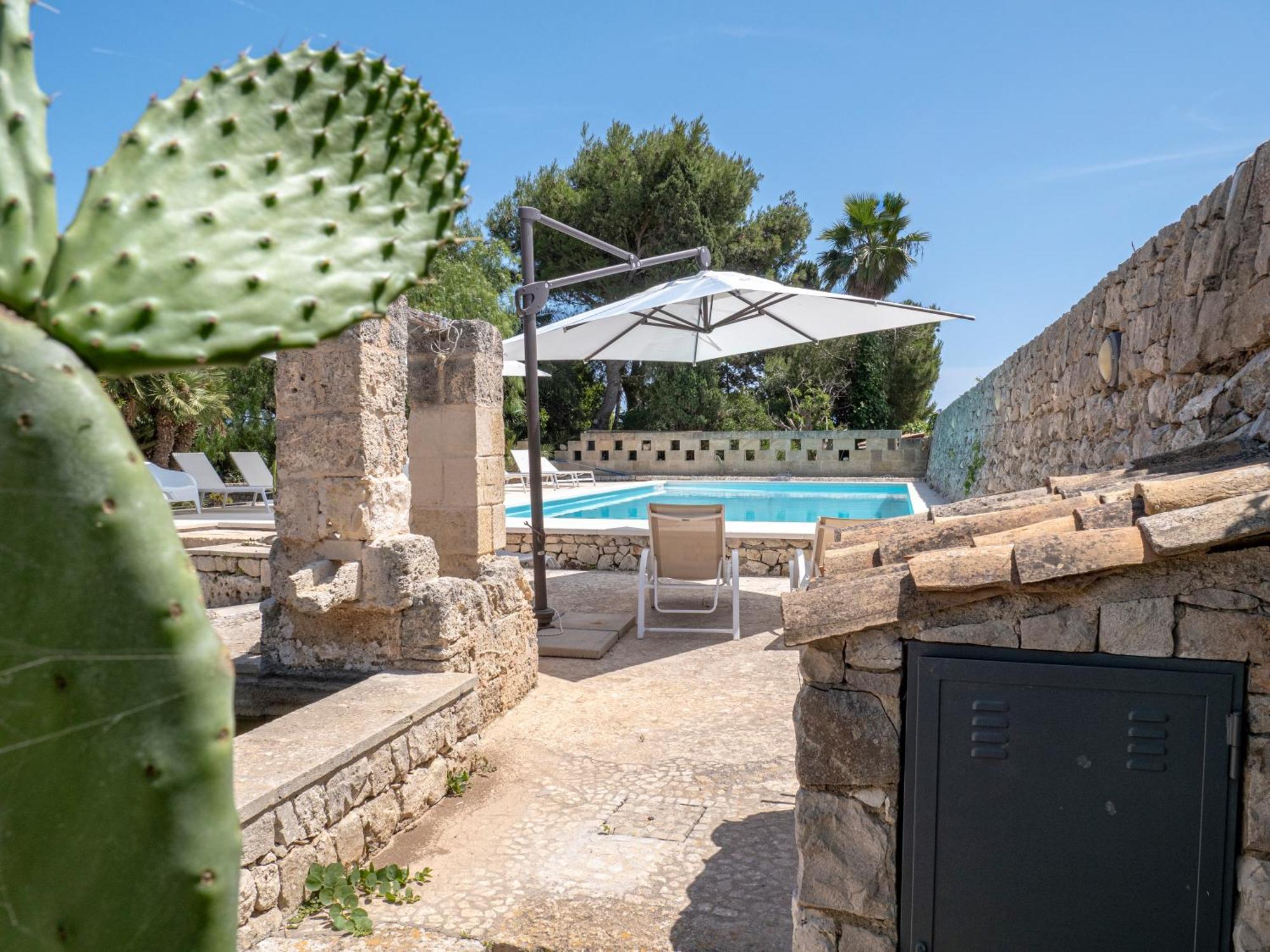Agriturismo Masseria Alcorico 加利亚诺德尔卡波 外观 照片