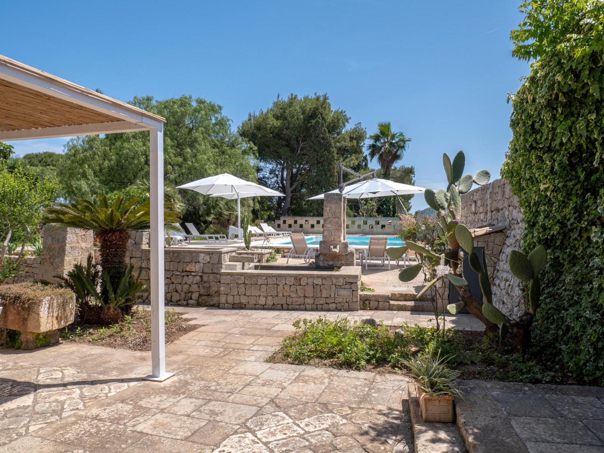 Agriturismo Masseria Alcorico 加利亚诺德尔卡波 外观 照片